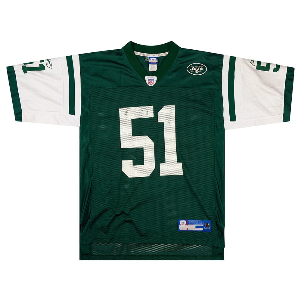 2004 New York Jets J. Vilma #51 Reebok On Field Jersey (Home) M