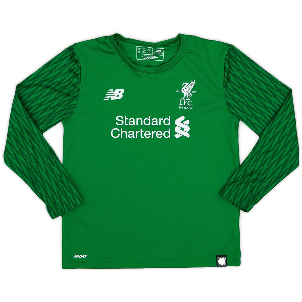 2017-18 Liverpool '125 Years' GK Shirt - 9/10 - (6-7 Years)