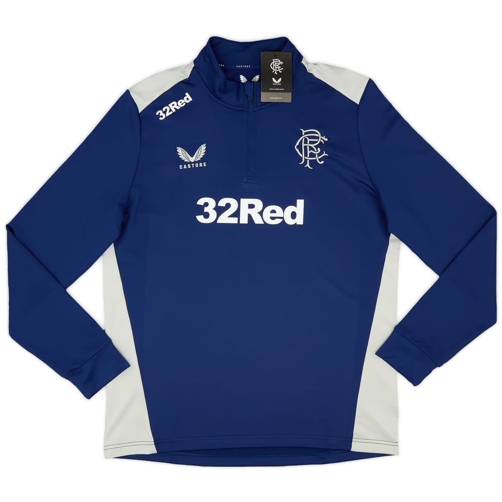 2023-24 Rangers Castore 1/4 Zip Training Top