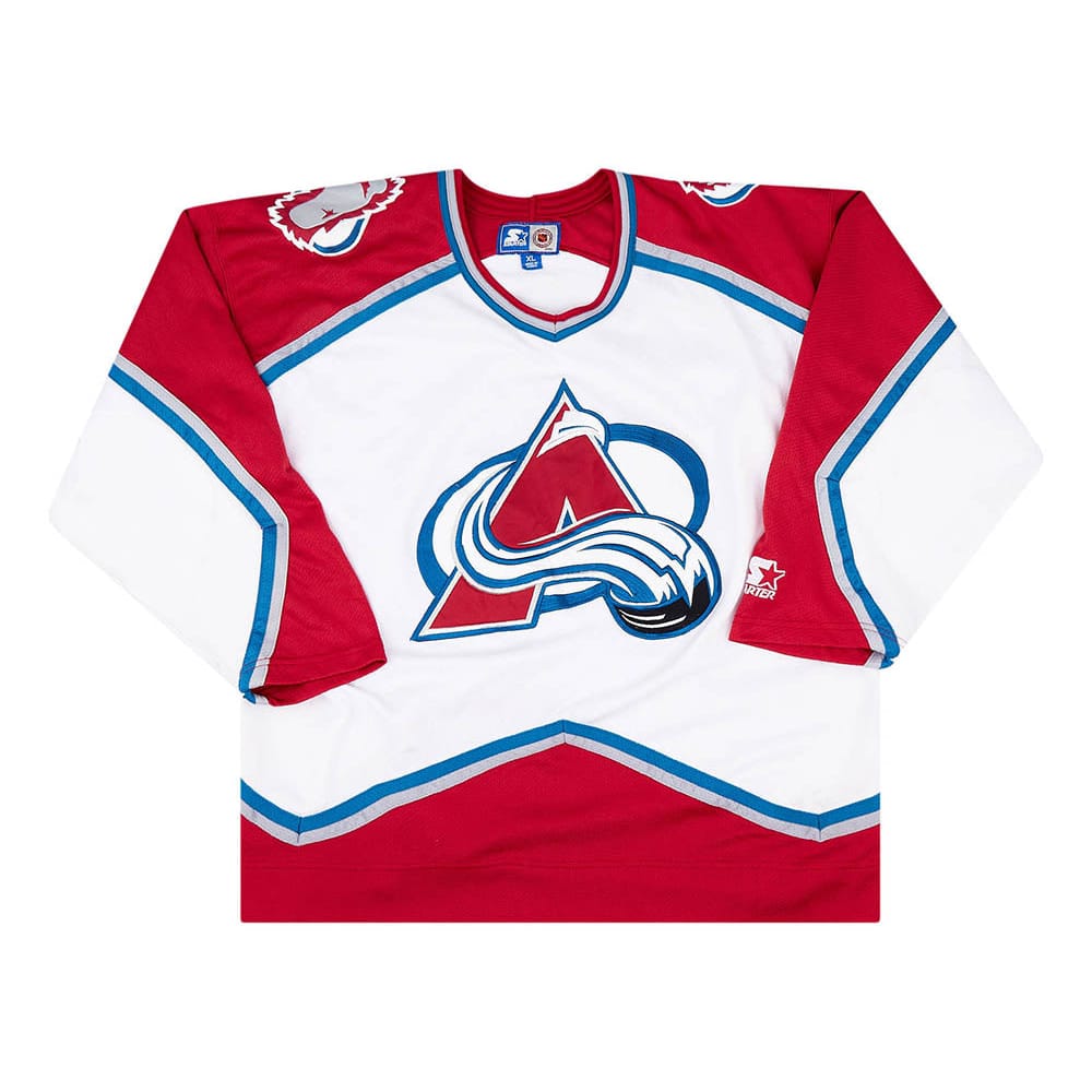 1996-99 Colorado Avalanche Starter Jersey (Home) XL