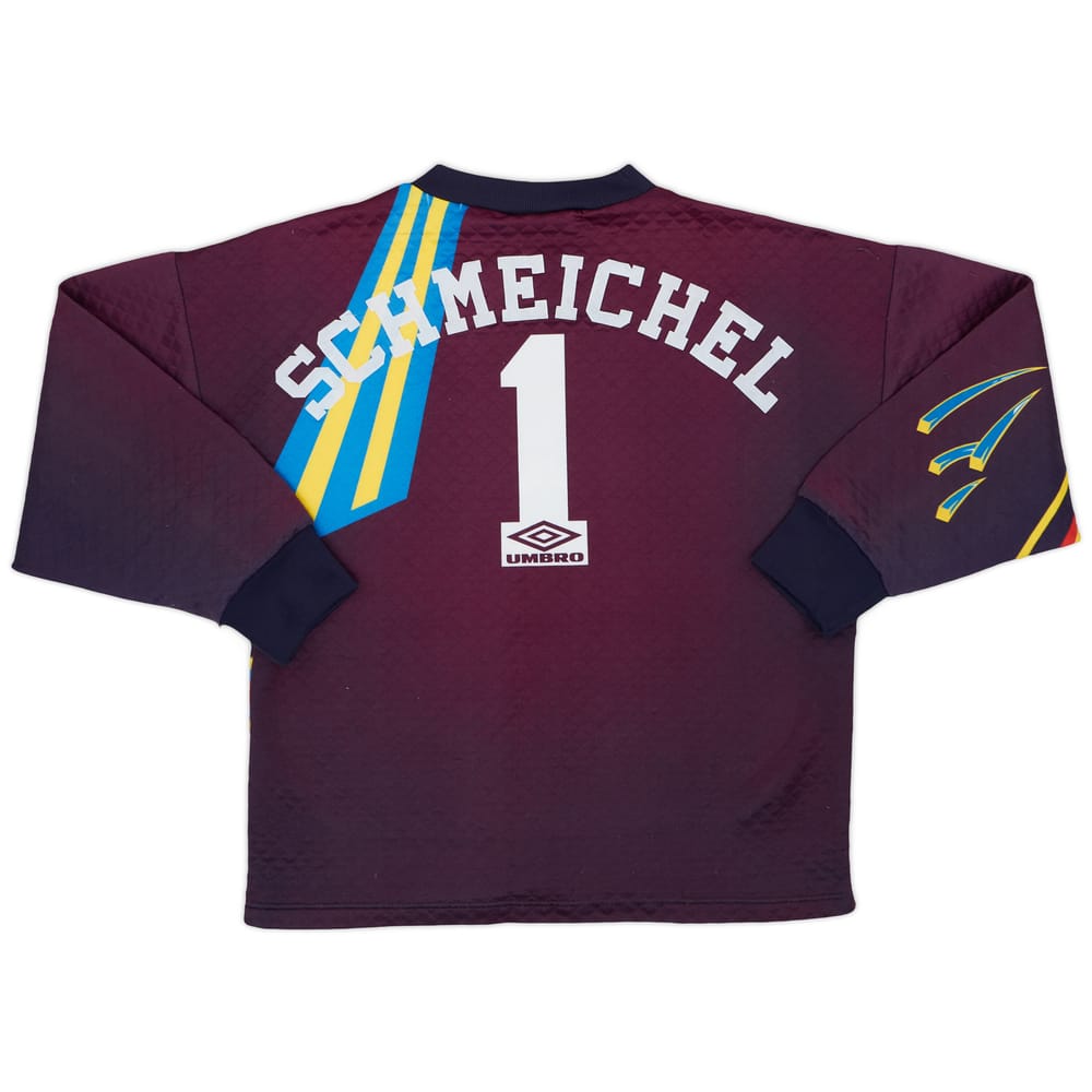 1992-93 Manchester United GK Shirt Schmeichel #1 - 7/10 - (L.Boys)