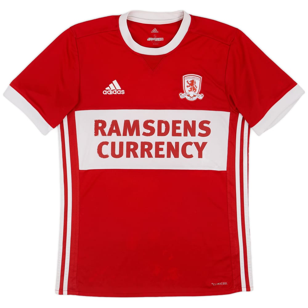 2017-18 Middlesbrough Home Shirt - 4/10 - (S)