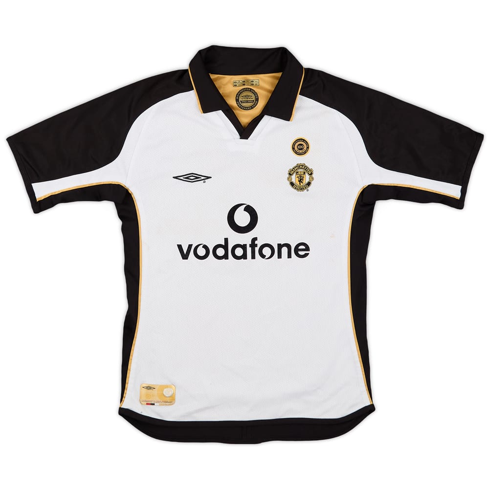 2001-02 Manchester United Centenary Away/Third Shirt - 7/10 - (S.Boys)