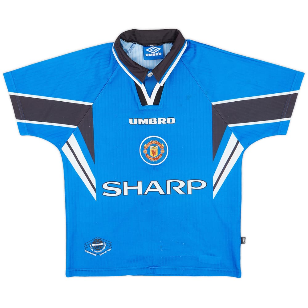 1996-98 Manchester United Third Shirt - 6/10 - (L.Boys)