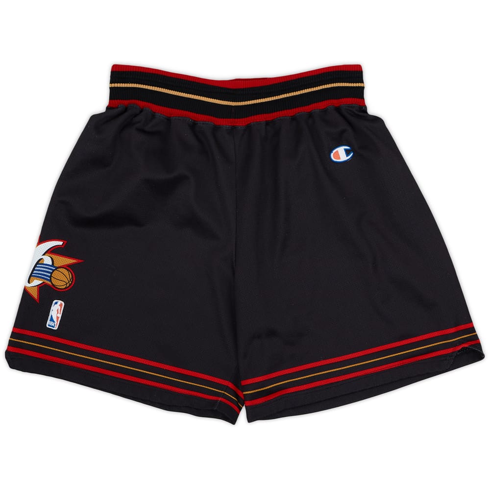 1997-07 Philadelphia 76ers Champion Away Shorts - 9/10 - (L)