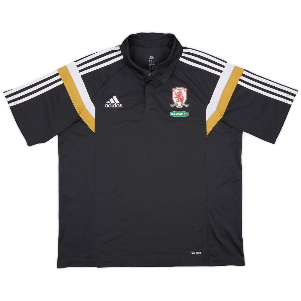 2014-15 Middlesbrough adidas Polo Shirt - 9/10 - (XL)