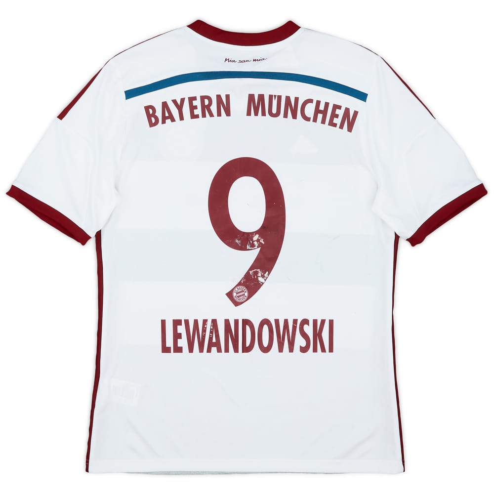 2014-15 Bayern Munich Away Shirt Lewandowski #9 - 5/10 - (XL.Boys)