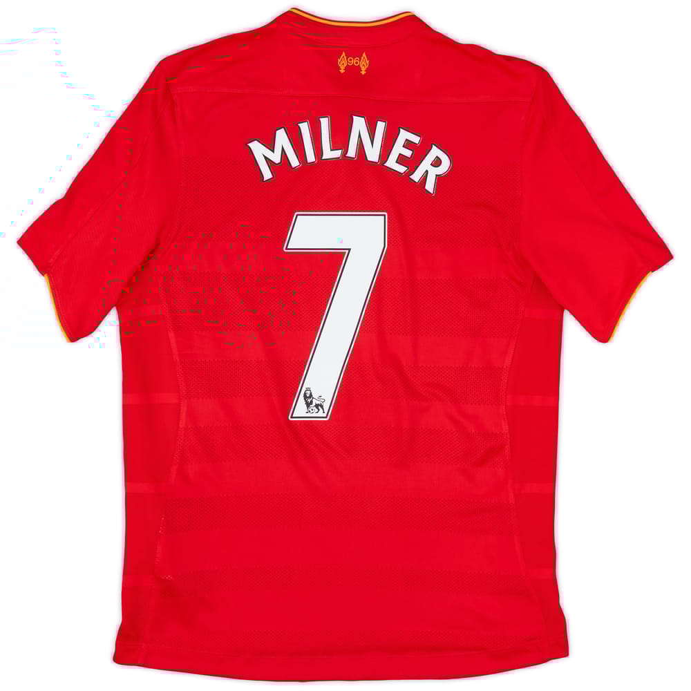 2016-17 Liverpool Home Shirt Milner #7 - 6/10 - (S)