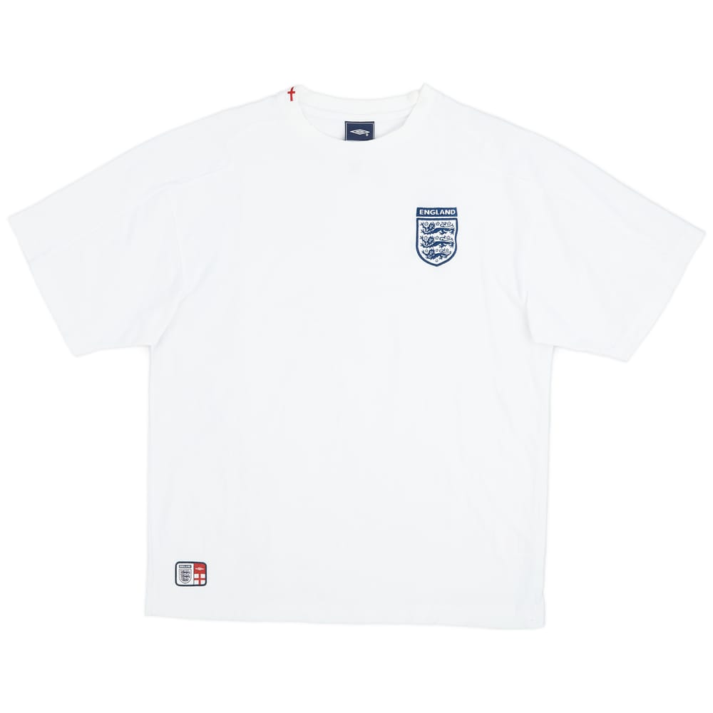 2004-06 England Umbro Training Shirt - 8/10 - (XL)