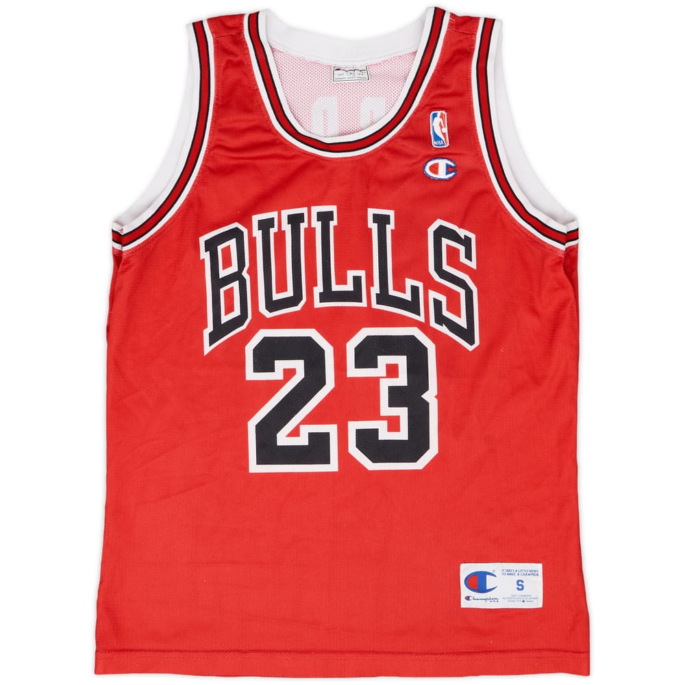 1991-98 Chicago Bulls Jordan #23 Champion Away Jersey - 8/10 - (S)