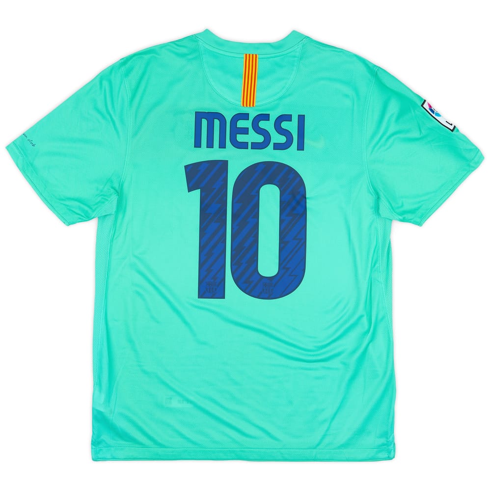 2010-11 Barcelona Away Shirt Messi #10 (L)