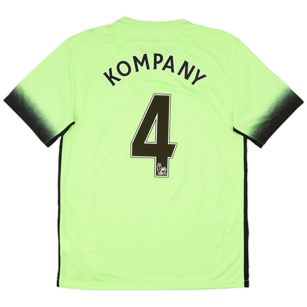 2015-16 Manchester City Third Shirt Kompany #4 (M)