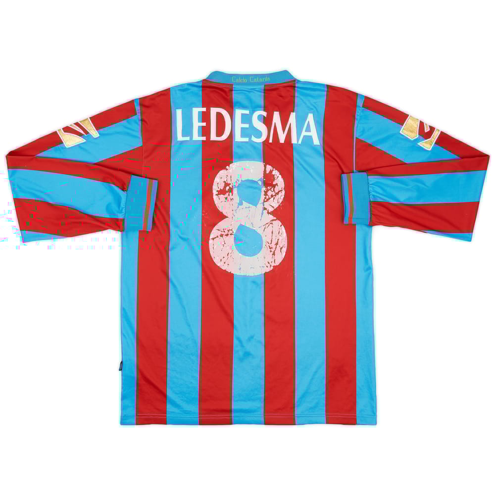 2008-10 Catania Home L/S Shirt Ledesma #8 - 5/10 - (XL)