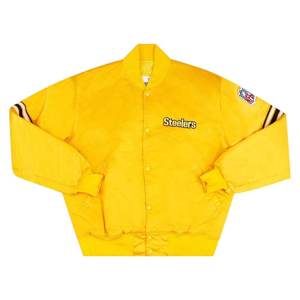 1980s Pittsburgh Steelers Starter Satin Varsity Jacket L