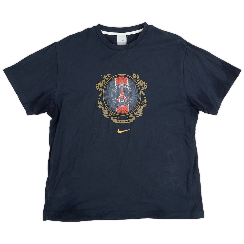 2010-11 Paris Saint-Germain Nike Cotton Tee - 7/10 - (XL)