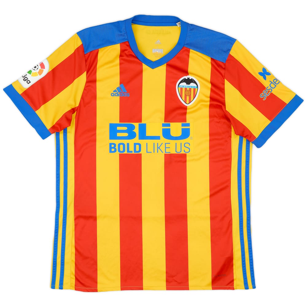2017-18 Valencia Away Shirt - 7/10 - (L)