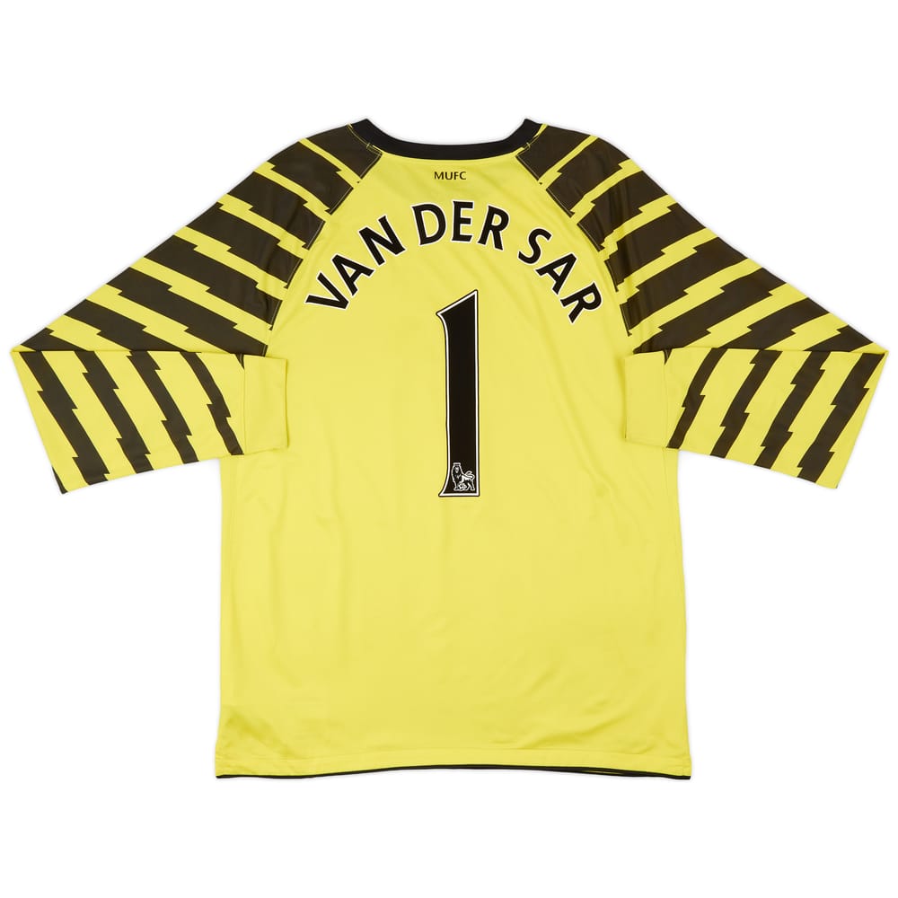 2010-11 Manchester United Yellow GK Shirt Van Der Sar #1 - 7/10 - (XL)