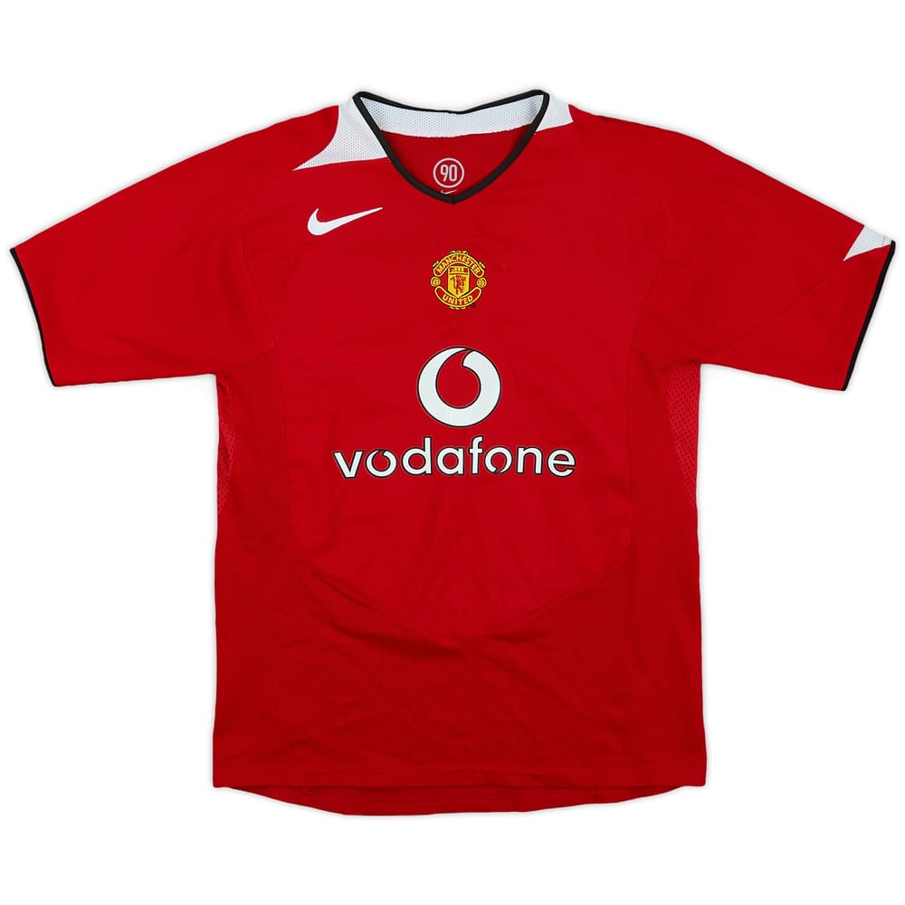 2004-06 Manchester United Home Shirt - 8/10 - (L.Boys)