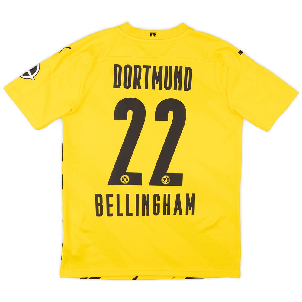 2020-21 Borussia Dortmund Home Shirt Bellingham #22 - 9/10 - (M)