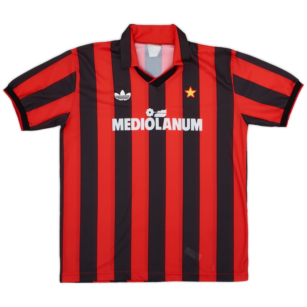 1990-91 AC Milan Home Shirt - 7/10 - (L)