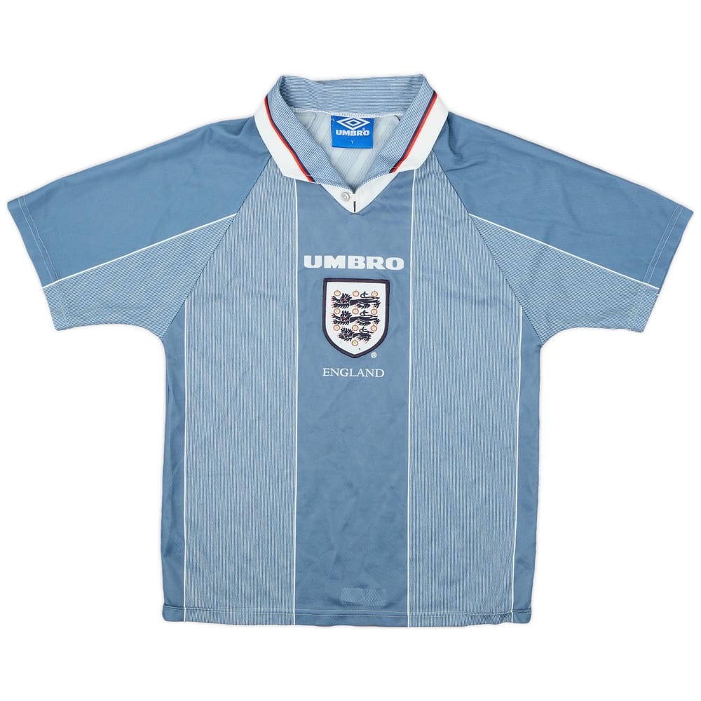 1996-97 England Away Shirt - 8/10 - (Y)