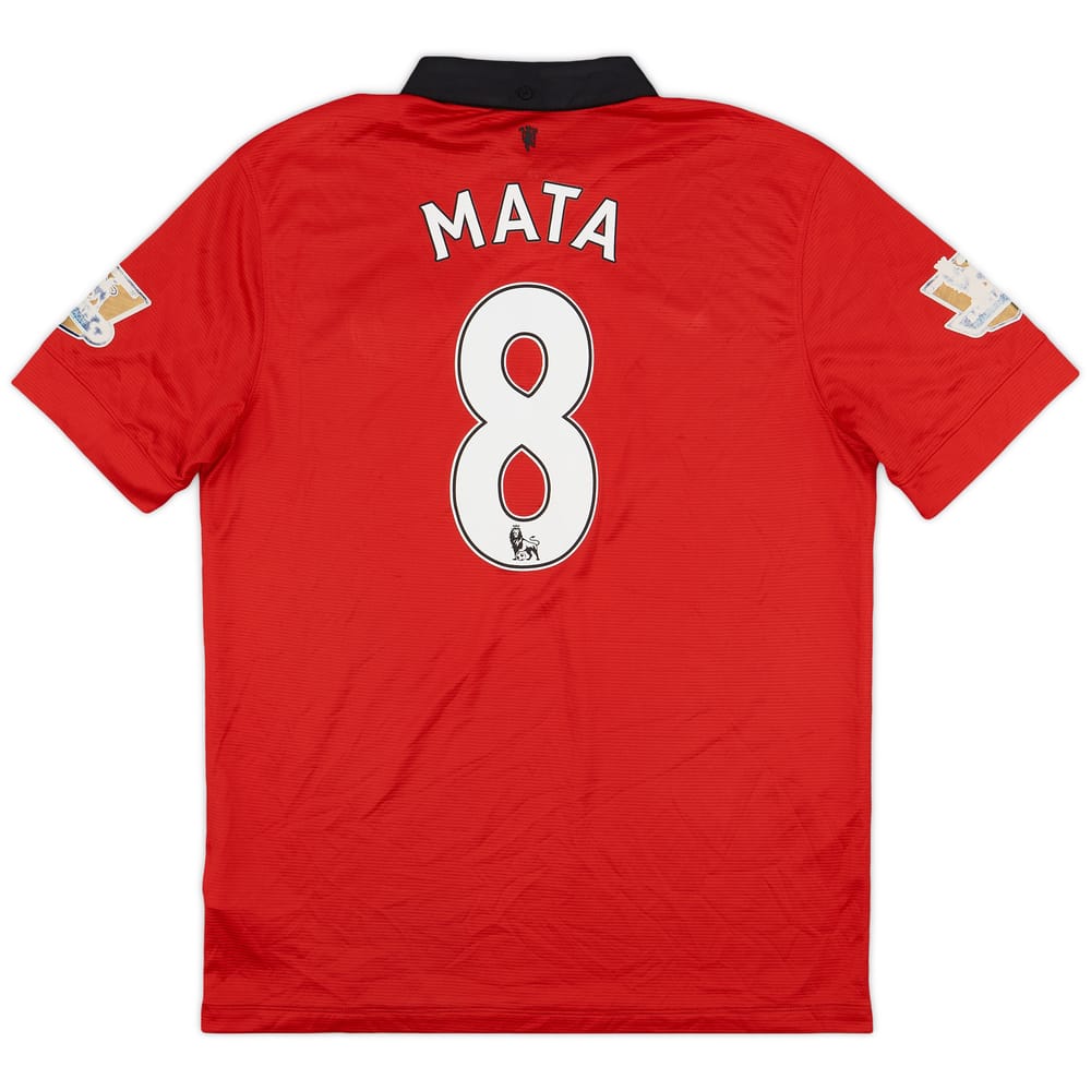 2013-14 Manchester United Home Shirt Mata #8 - 6/10 - (L)