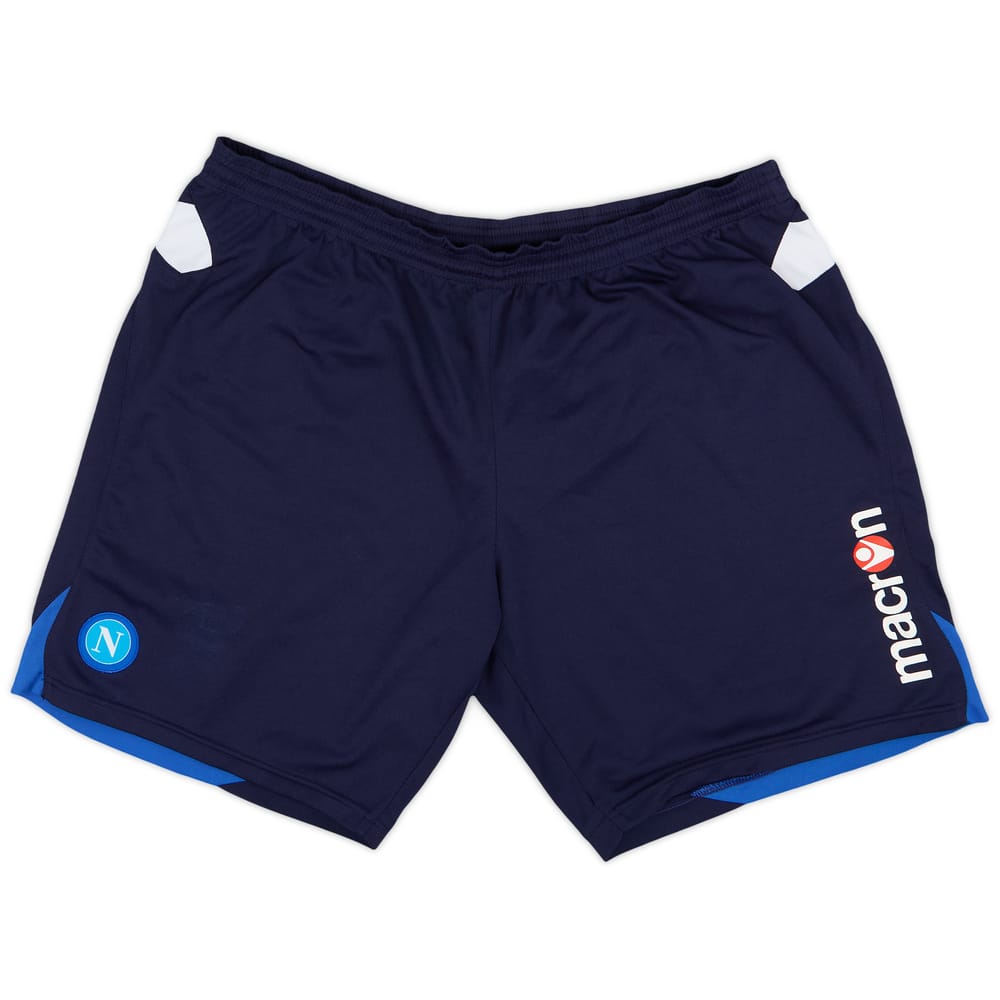 2010-11 Napoli Macron Training Shorts - 7/10 - (XXL)