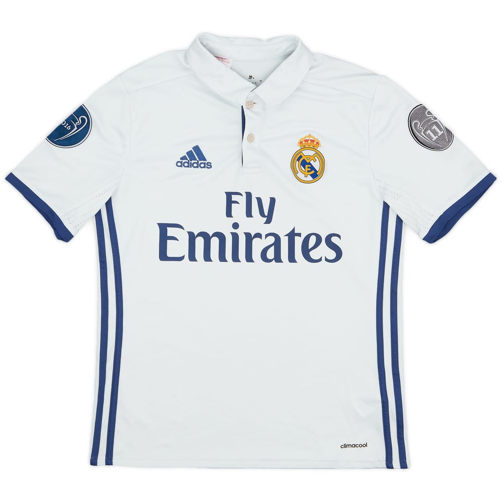 2016-17 Real Madrid Home Shirt - 4/10 - (XL.Boys)
