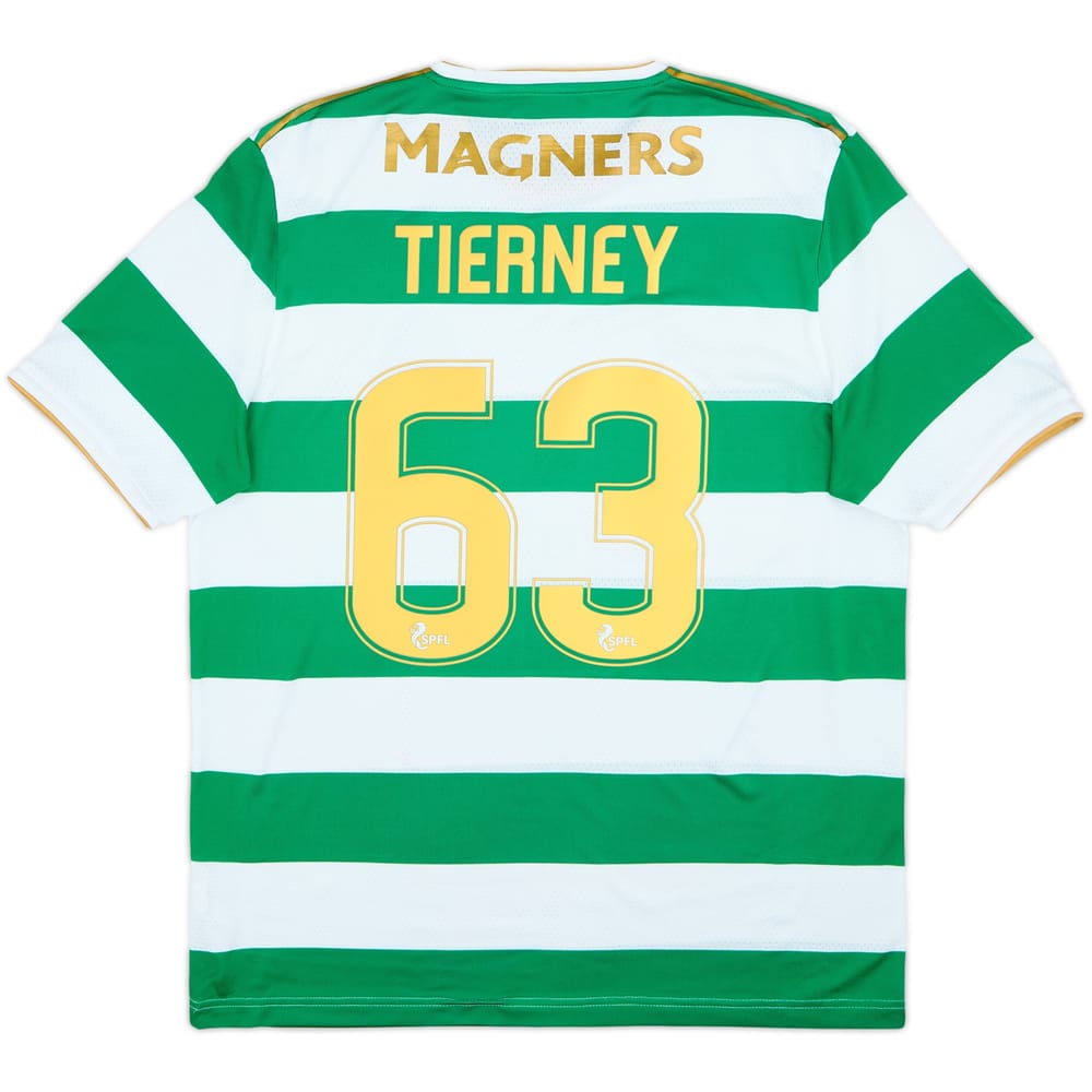 2017-18 Celtic 'Lisbon Lions 50th Anniversary' Home Shirt Tierney #63