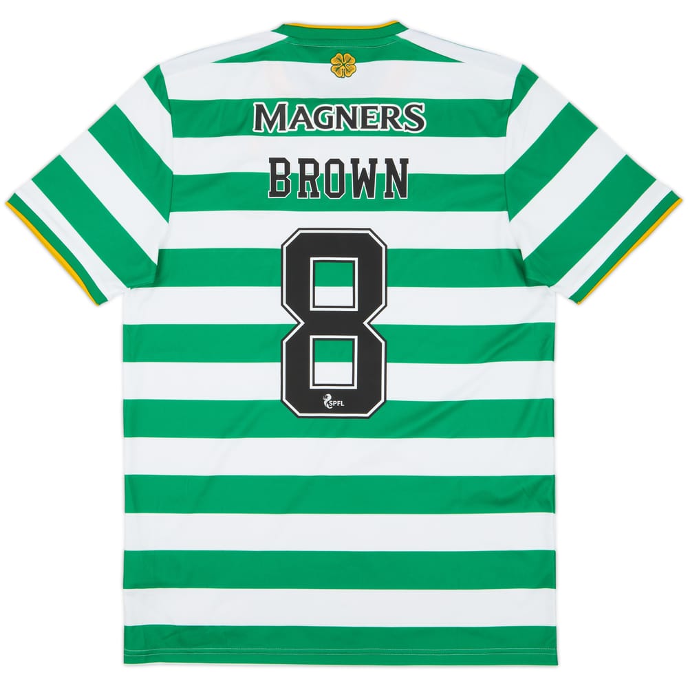 2020-21 Celtic Home Shirt Brown #8 - 8/10 - (S)
