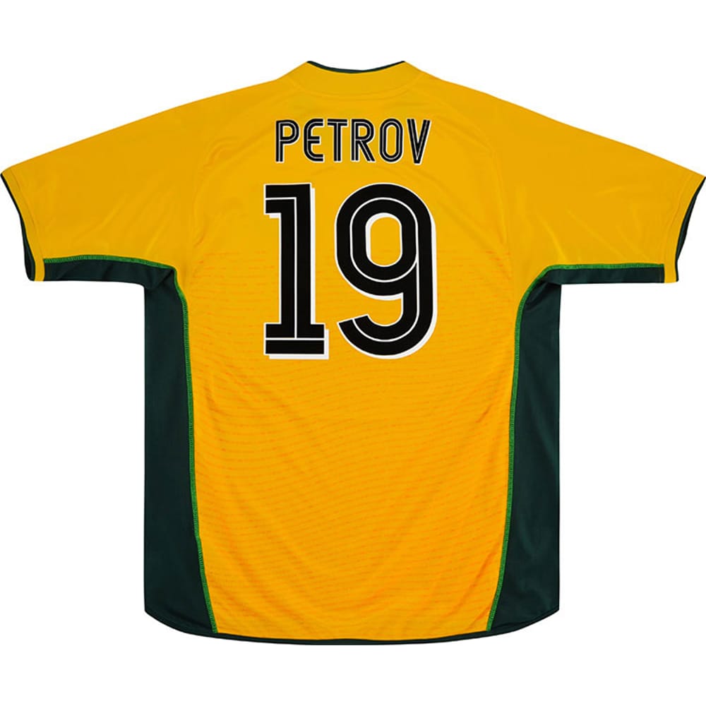 2002-03 Celtic Away Shirt Petrov #19 - 6/10 - (XL)