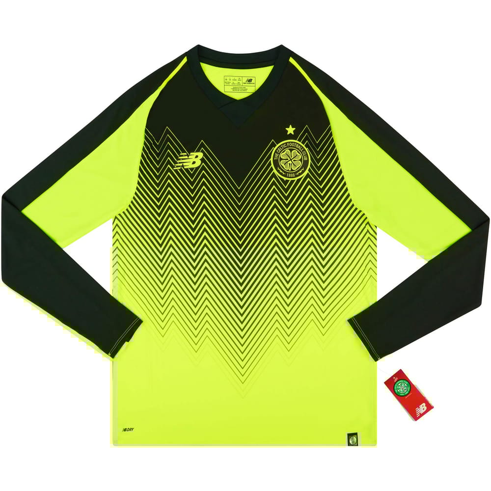 2018-19 Celtic Player Issue Elite Third L/S Shirt (L)