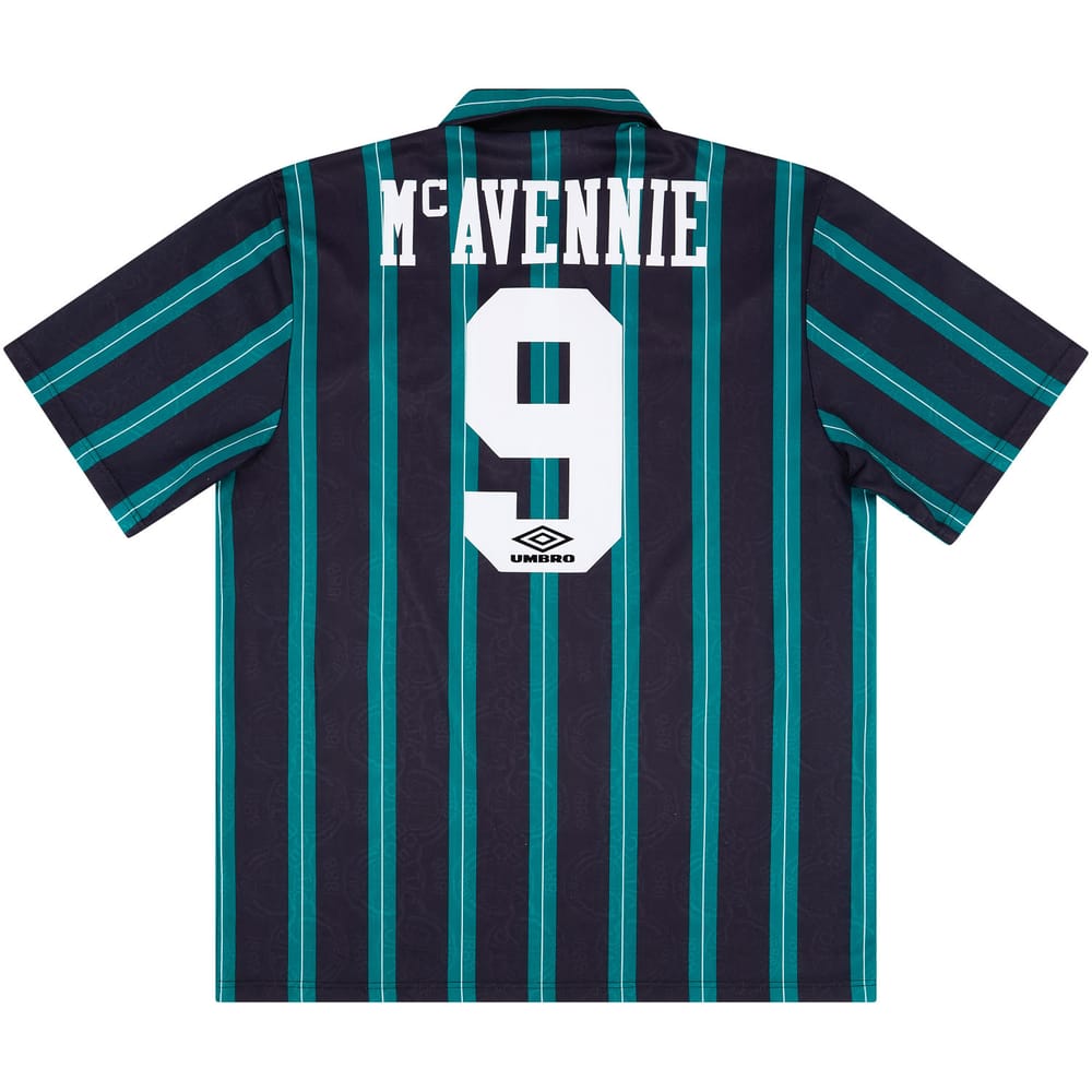 1992-93 Celtic Away Shirt McAvennie #9 - 8/10 - (XL)