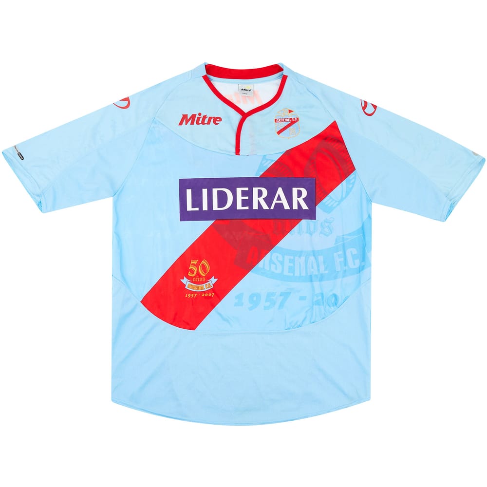 2007-08 Arsenal de Sarandi Match Issue Home Shirt #8