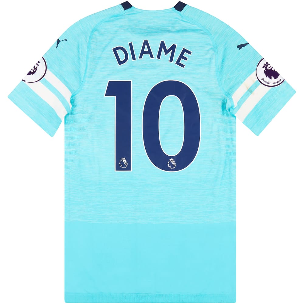 2018-19 Newcastle Match Issue Third Shirt Diame #10
