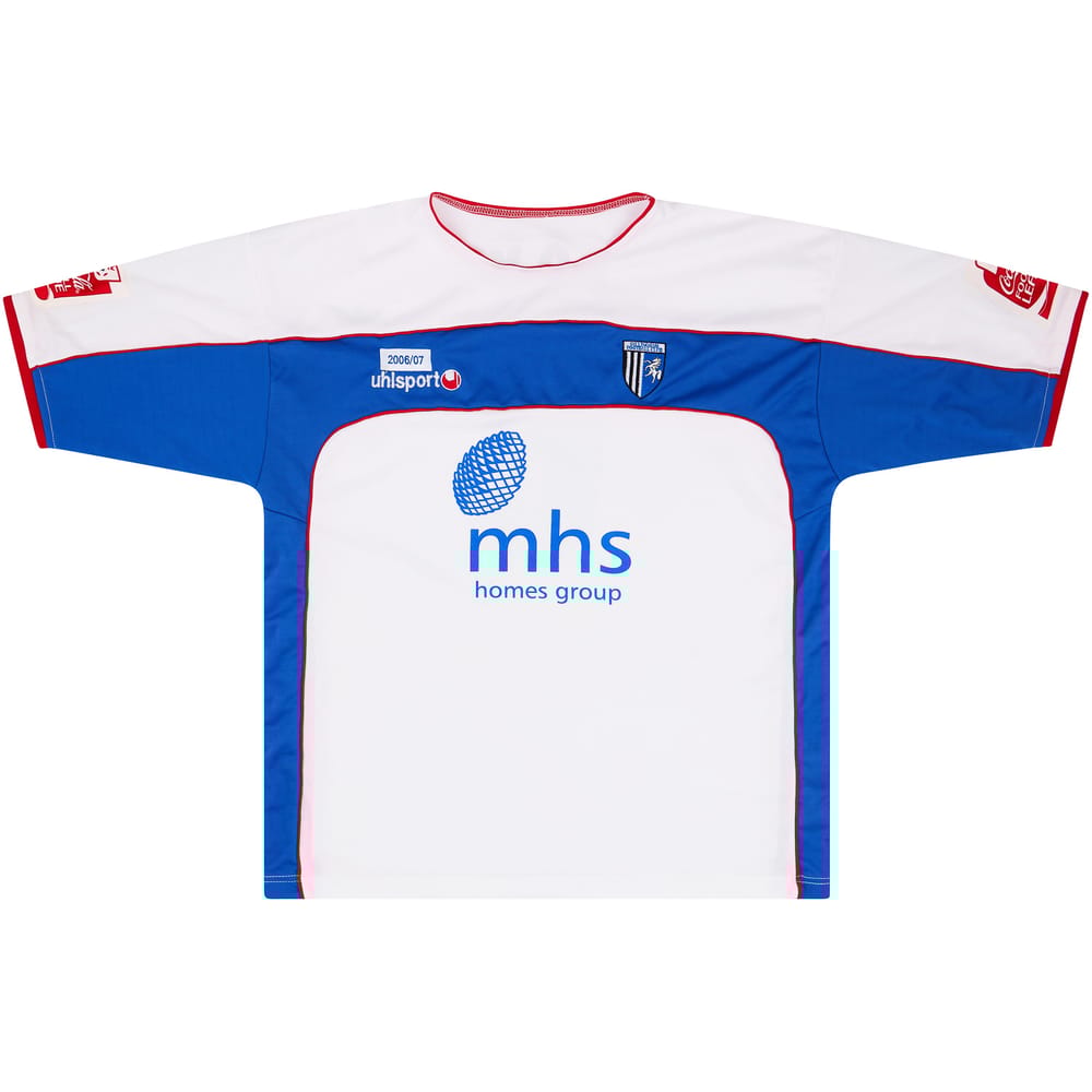 2006-07 Gillingham Match Issue Away Shirt Cox #6