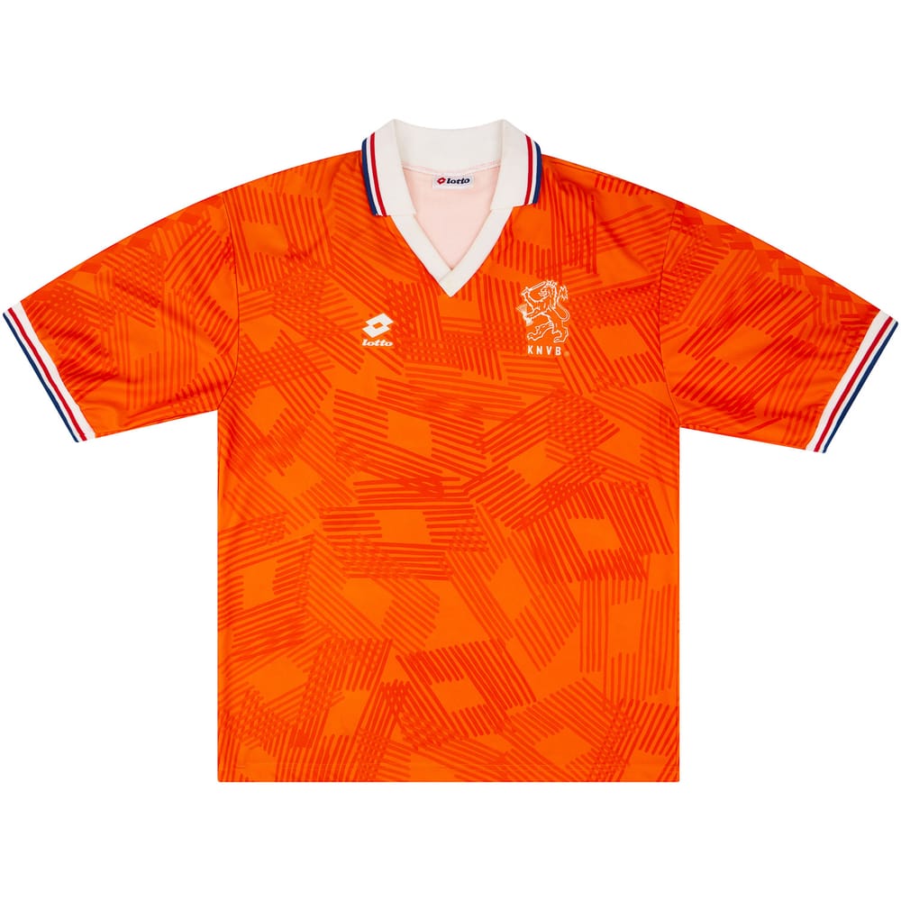 1991-93 Netherlands Match Issue Home Shirt #14 (Overmars)