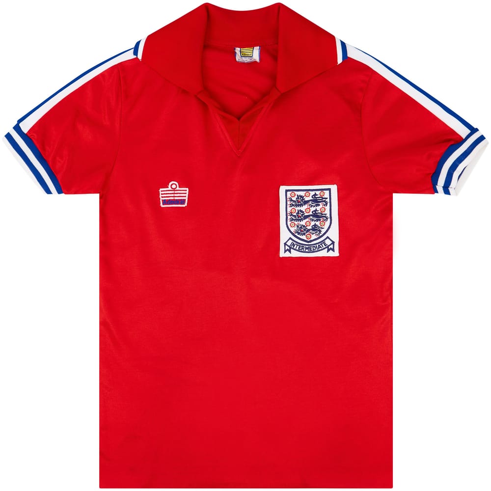 1981 England U-21 Match Issue Away Shirt #10