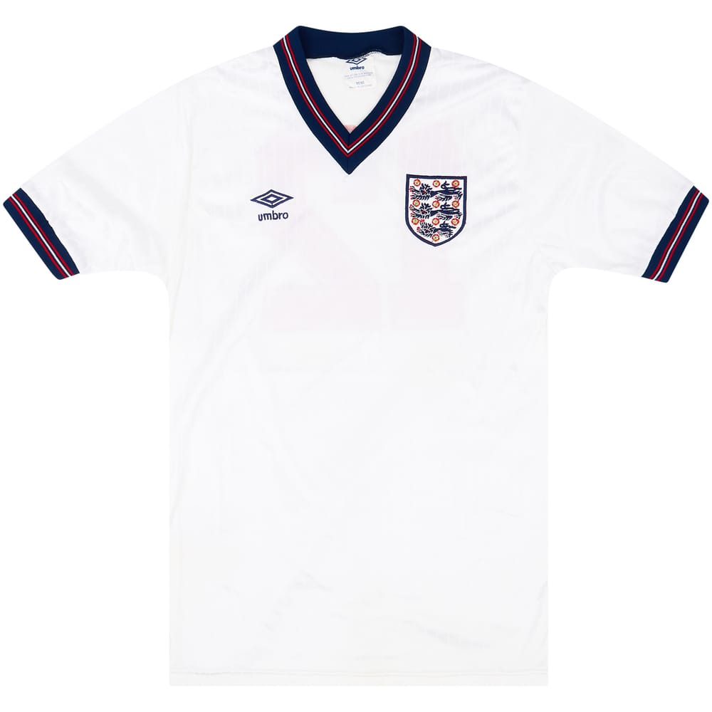 1987 England Match Issue Home Shirt #12