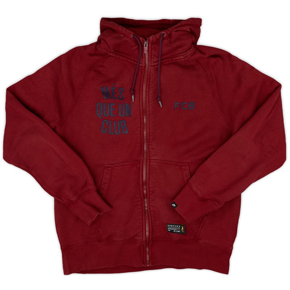 2015-16 Barcelona Nike Hooded Track Jacket - 7/10 - (M)