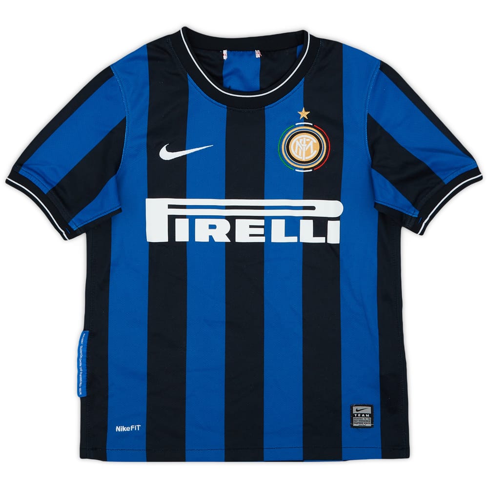 2009-10 Inter Milan Home Shirt - 9/10 - (M.Boys)