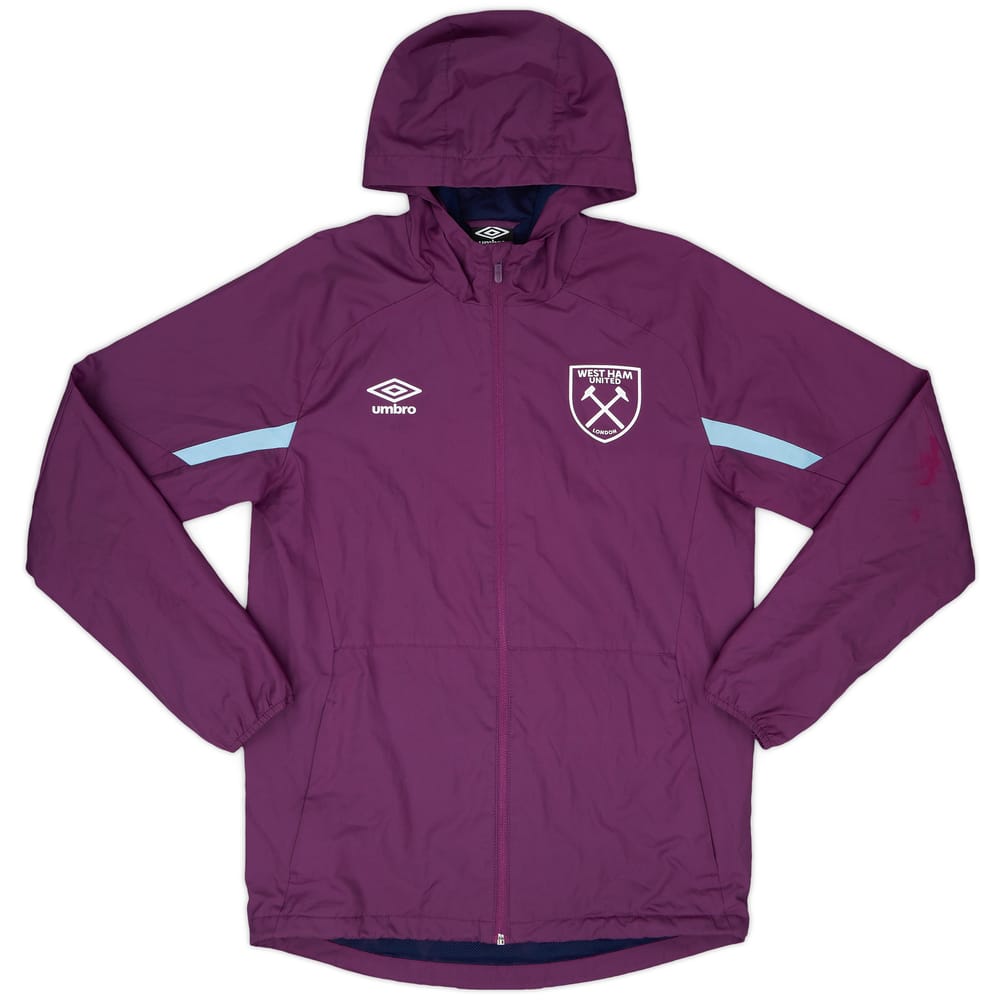 2018-20 West Ham Hooded Rain Jacket - 8/10 - (S)