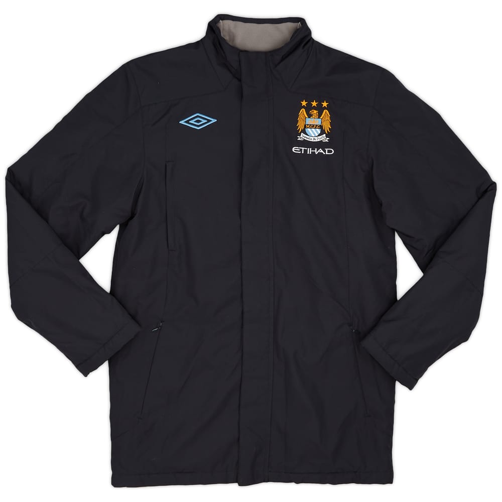 2009-10 Manchester City Umbro Padded Bench Coat - 9/10 - (S)