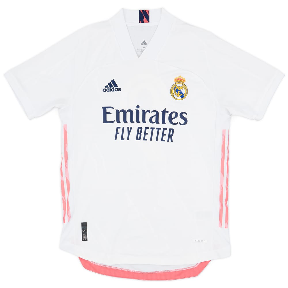 2020-21 Real Madrid Authentic Home Shirt #9 - 5/10 - (M)
