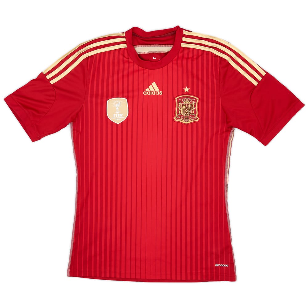 2013-15 Spain Home Shirt - 8/10 - (L.Boys)