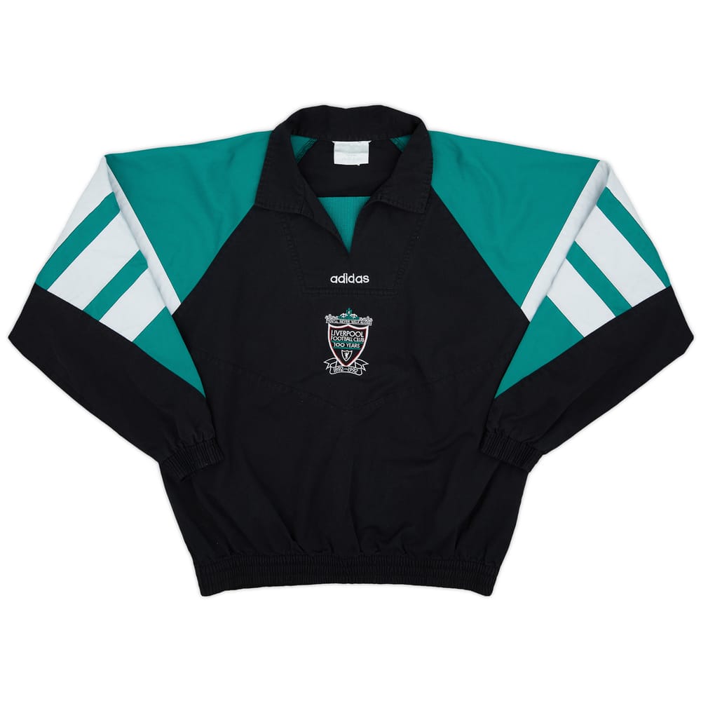 1992-93 Liverpool adidas Drill Top - 7/10 - (L/XL)