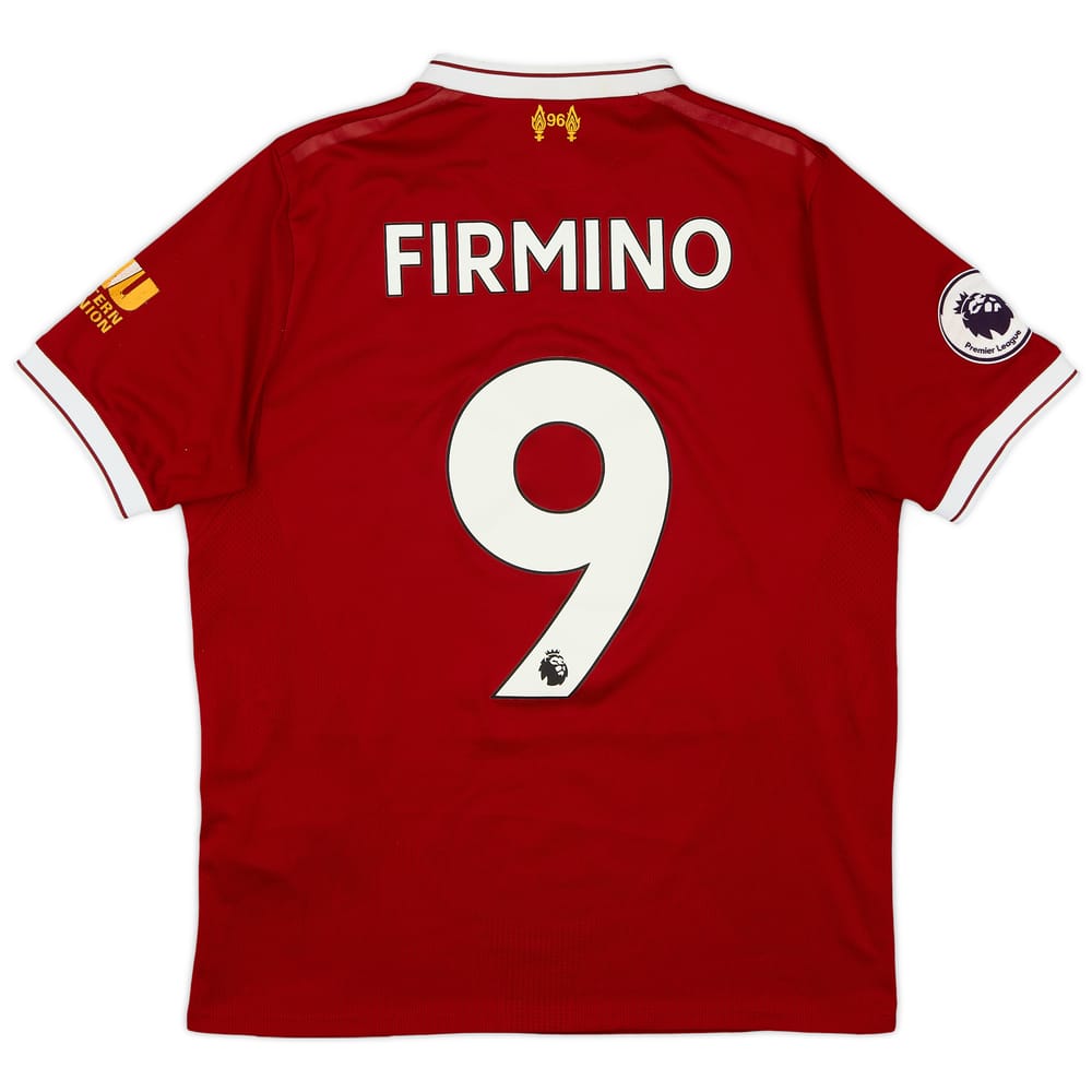 2017-18 Liverpool 125 Years Home Shirt Firmino #9 - 6/10 - (XL.Boys)
