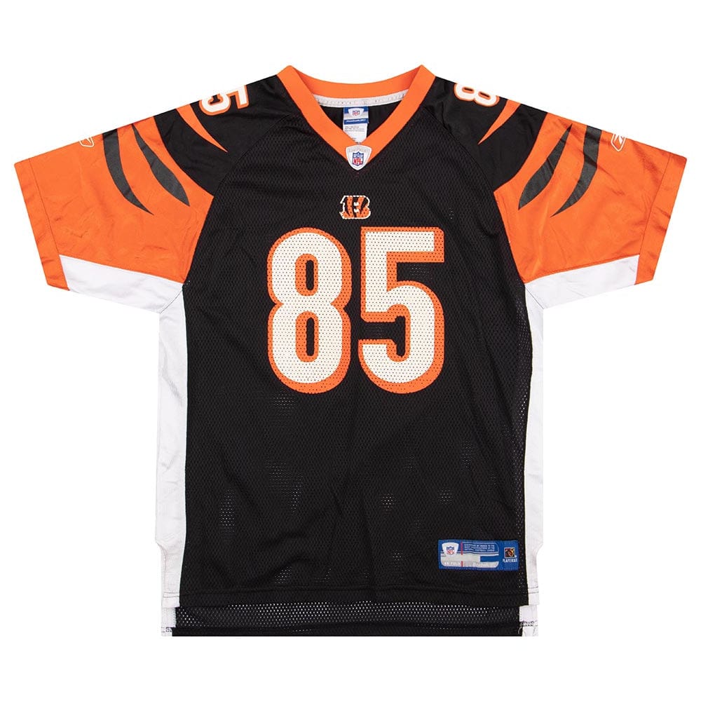 2005-06 Cincinnati Bengals C. Johnson #85 Reebok On Field Jersey (Home) Y