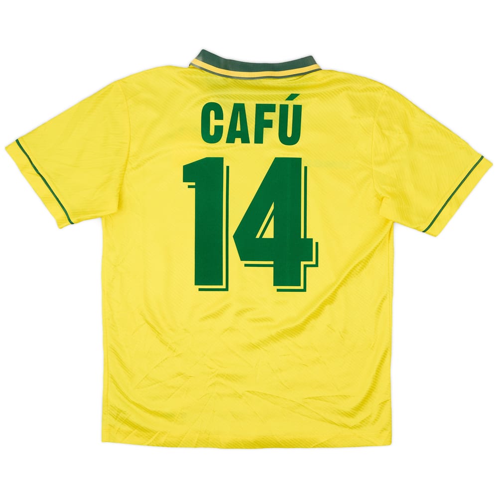 1994 Brazil Home Shirt Cafu #14 - 7/10 - (L)
