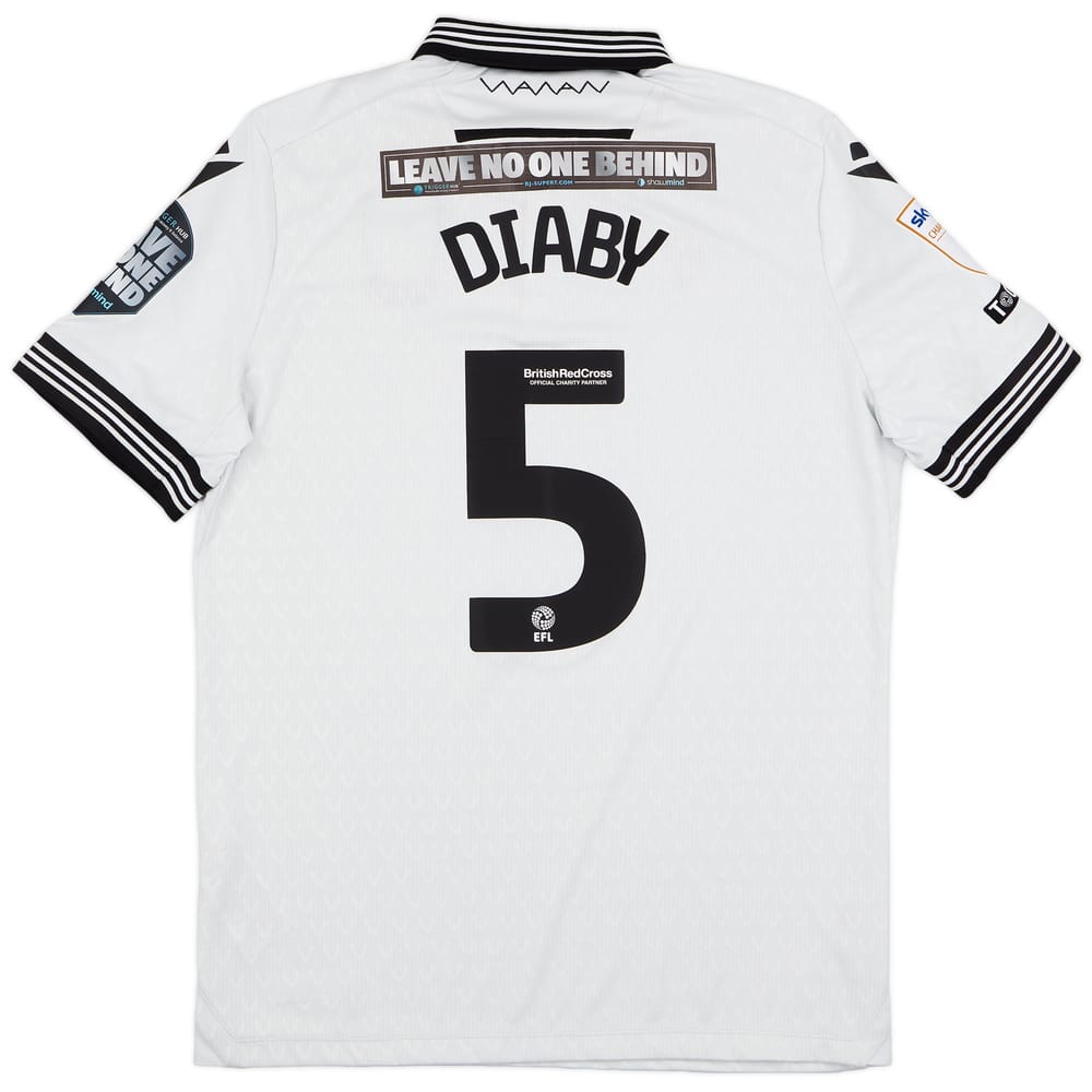 2023-24 Sheffield Wednesday Match Issue Away Shirt Diaby #5